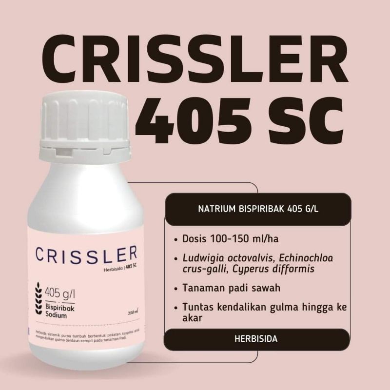 Herbisida Crissler 250ml + KAOS 10botol