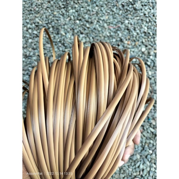 Rotan Sintetis Lasio Pipih Kualitas Eksport 1 Kg