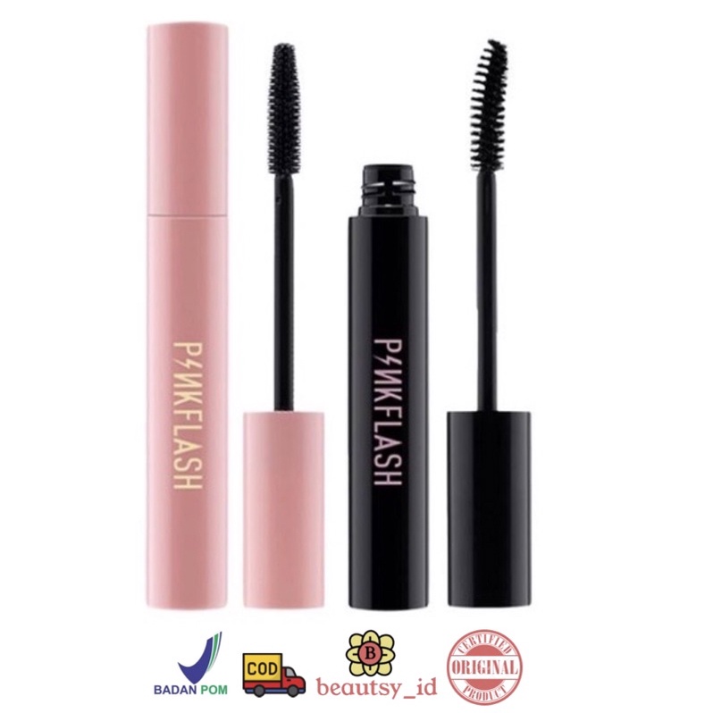 Pinkflash Mascara Volumizing / Lengthening Original BPOM - Maskara Volume Memanjangkan Day Night