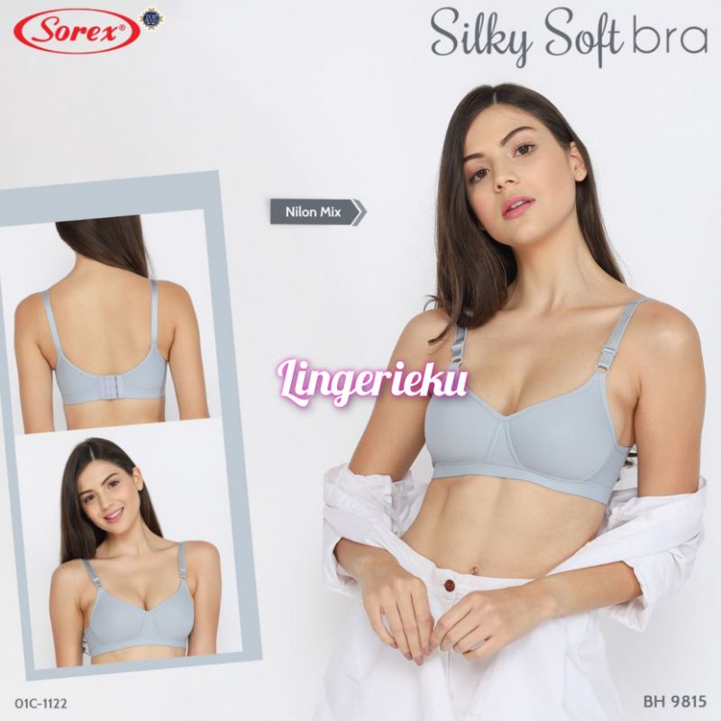 Sorex 9815 BH Bra Wanita Tanpa Kawat Busa Tipis Lembut Silky Soft