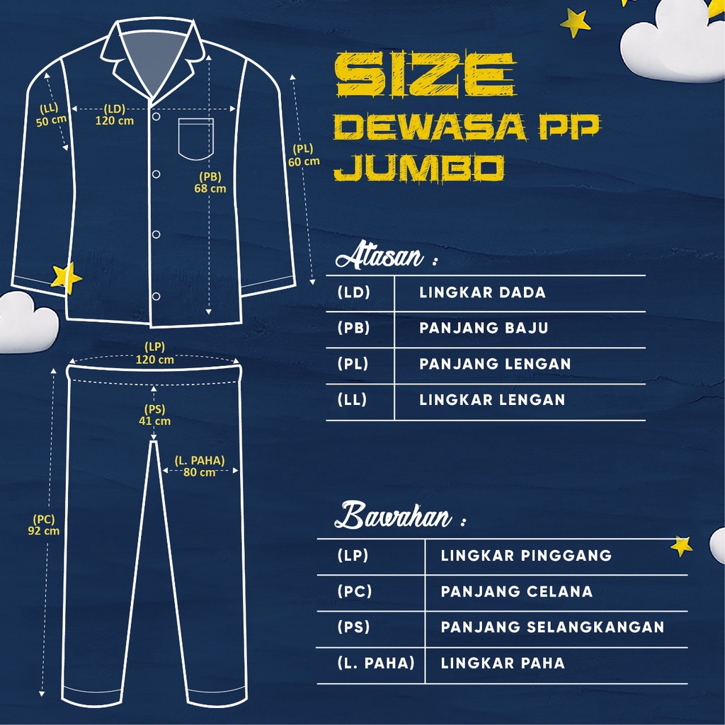Cleopatra Piyama Pria PP ( Size L / XXL ) Bahan Microtex / Piyama Dewasa / Piyama Karakter / Piyama Motif Cowo - Part 1