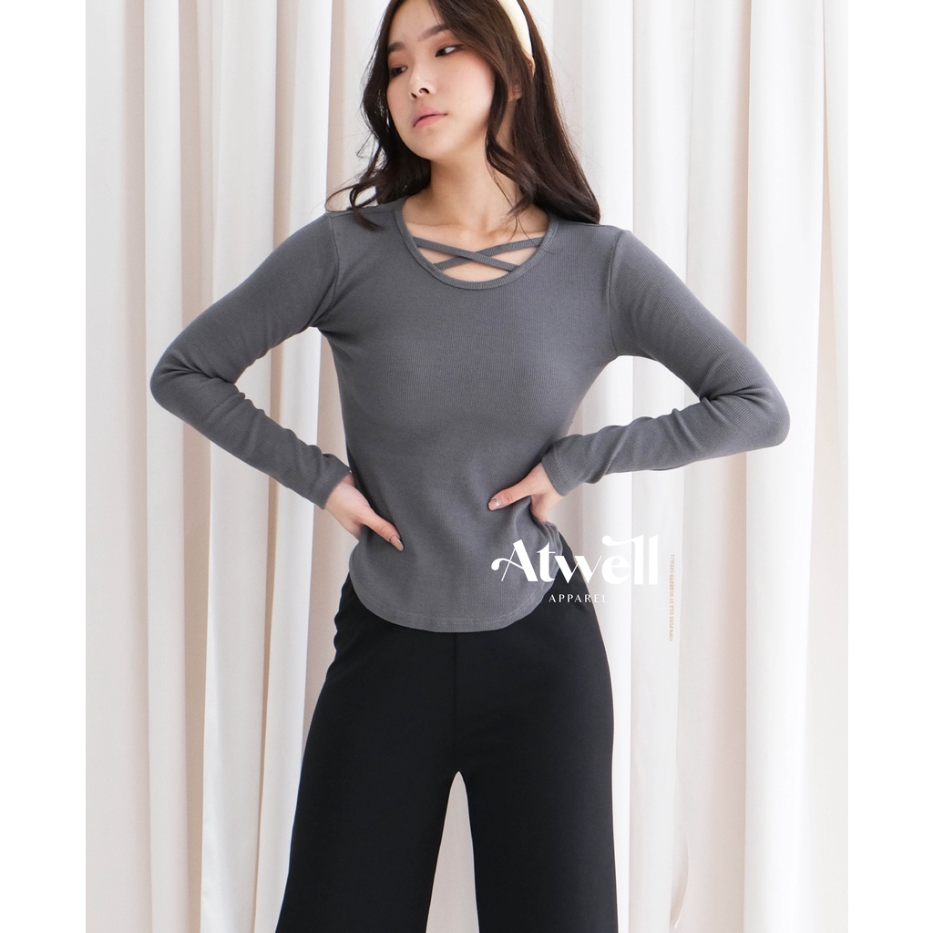 Eden Cross Long Sleeves Top