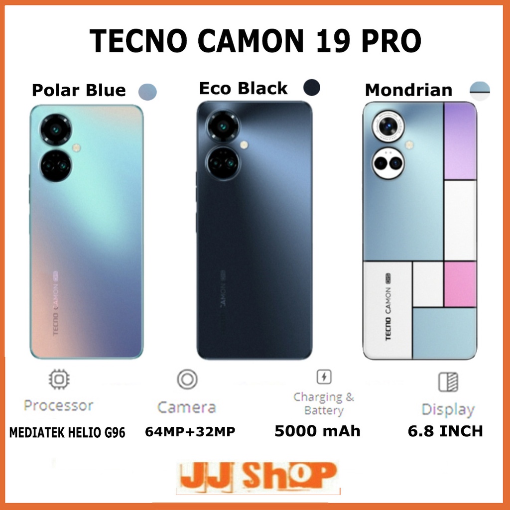 TECNO CAMON 20 PREMIER 5G 8/512 GB - CAMON 20 PRO 5G &amp; 4G 8/256 GB RAM 8GB ROM 512GB 256GB &amp; CAMON 19 PRO GARANSI RESMI