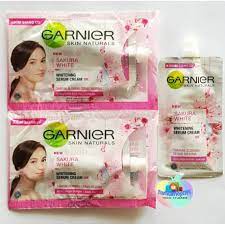 Garnier Sakura Glow Hyaluron Serum Cream UV / Garnier Sakura Glow Hyaluron Serum Cream SPF 30+ / Garnier Sakura White Sleeping Mask Night