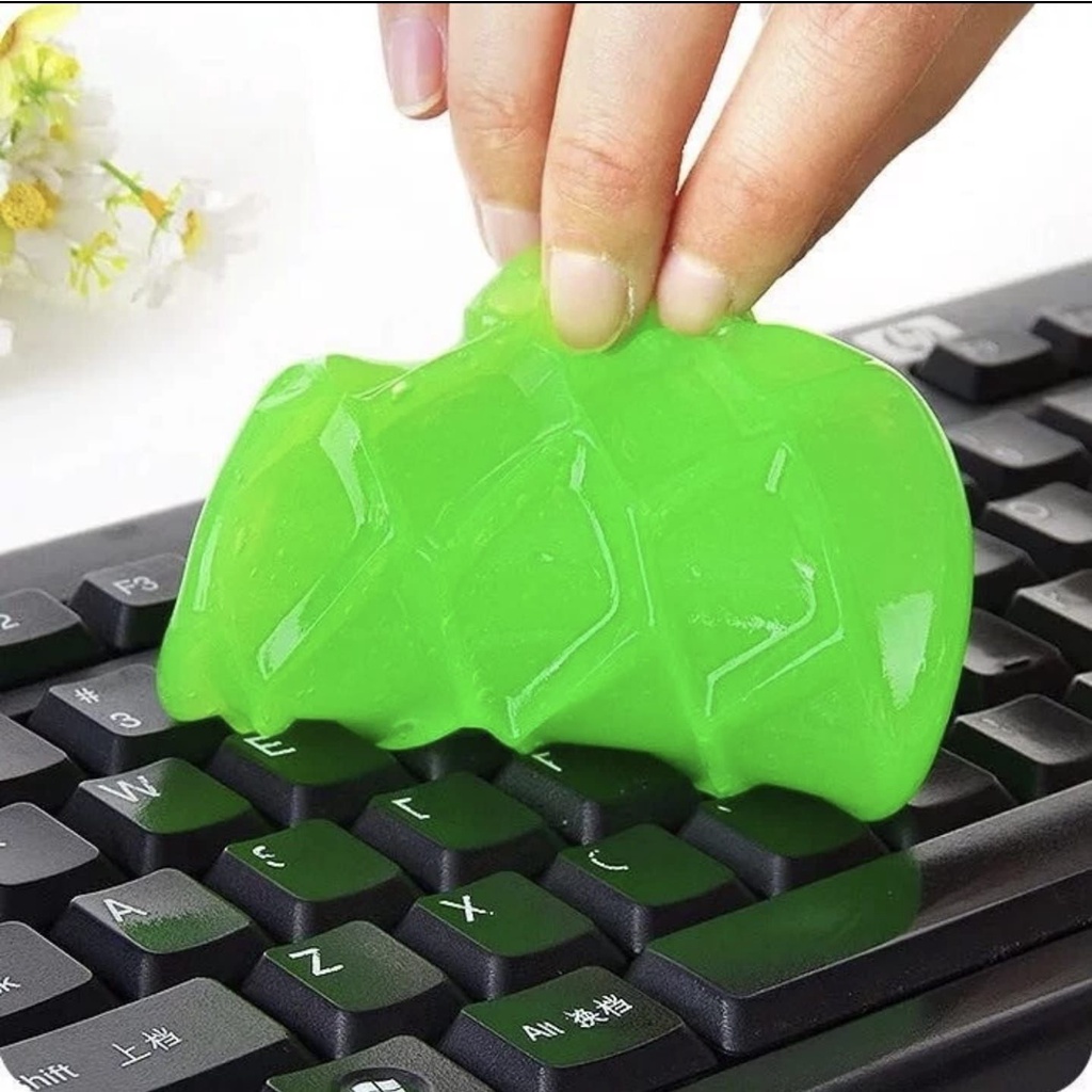 (HJ_888)SUPER CLEAN GEL SLIME GELLY MAGIC GEL PEMBERSIH DEBU KEYBOARD AC DASHBOARD SERBAGUNA