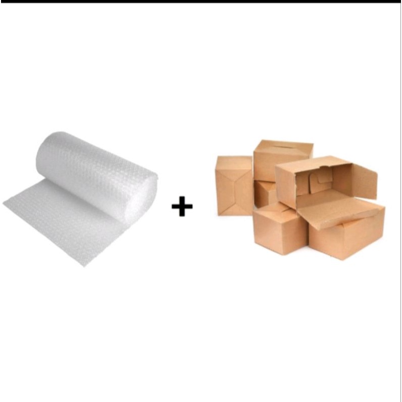 

Bubble Wrap Plus Kardus Packing
