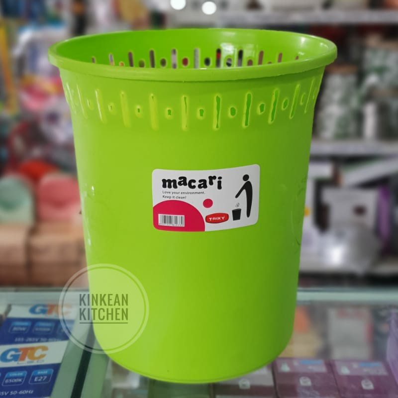 Keranjang / Tempat Sampah Plastik Bulat - Trixy Macari DB-342