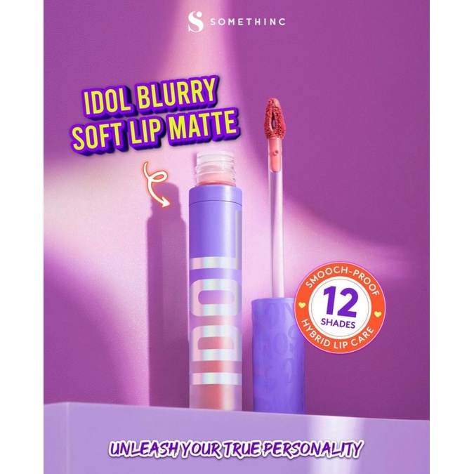 SOMETHINC Idol Blurry Soft Lip Cream Matte - Lipstik