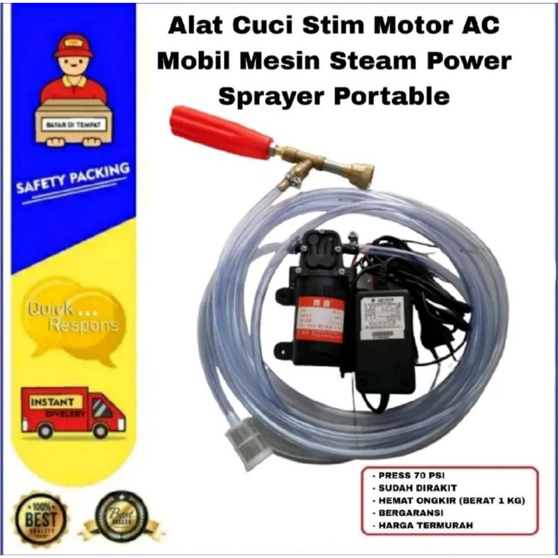 Alat Cuci Motor AC Mobil mini 70 psi