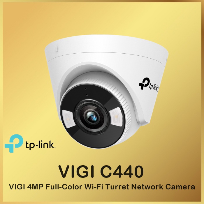 TP-Link Camera VIGI C440 4MP Full-Color Turret Network Camera C 440