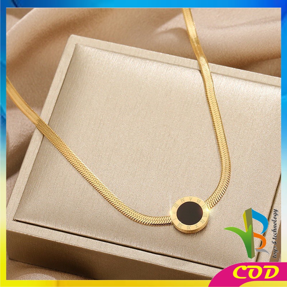 RB-K122 Kalung Wanita Infinity Love Aksesoris Fashion Cewek Korean Style Kalung Rantai Liontin / Pearl Necklace Aesthetic Women