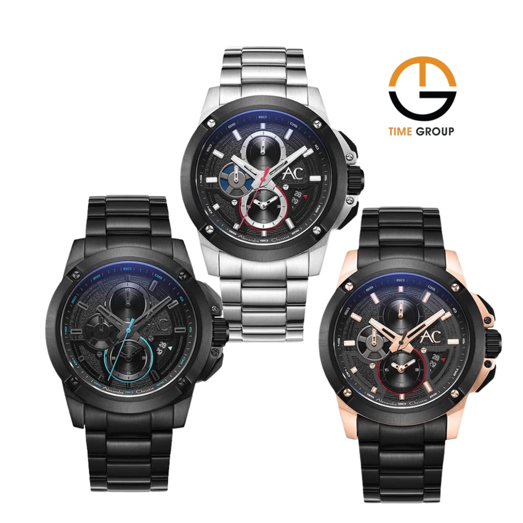 JAM TANGAN ANALOG ALEXANDRE CHRIRSTIE AC9602 AC 9602 MCB ORIGINAL