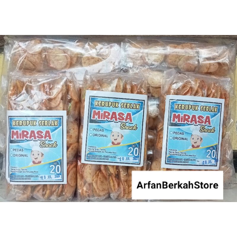 

SOSRENG MIRASA Snack - Kemasan 1 Pack isi 20 Pcs