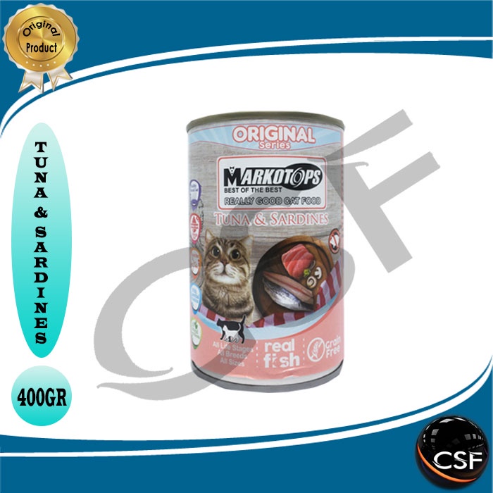 Markotops Kaleng Goat Milk Cranberry Series Makanan Kucing Adult &amp; Kitten 400gr