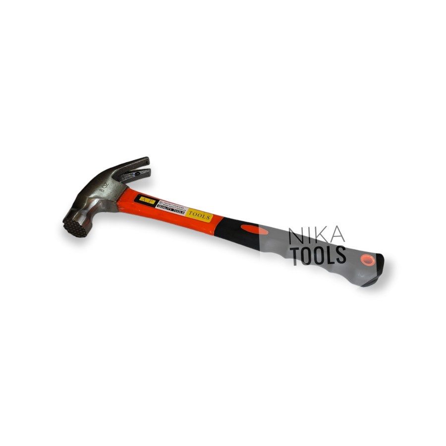 Palu Kambing Claw Hammer Gagang Fiber Magnet Magnit 8oz