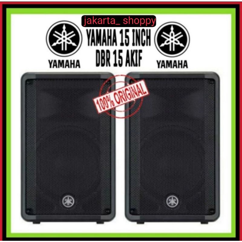 Speaker aktif 15 inch Yamaha DBR 15 powered speaker aktif 2 pc