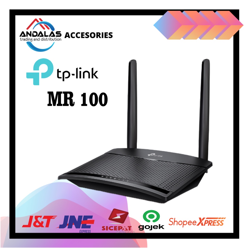 ROUTER 4G SIMCARD ALL OPERATOR TP LINK MR 100