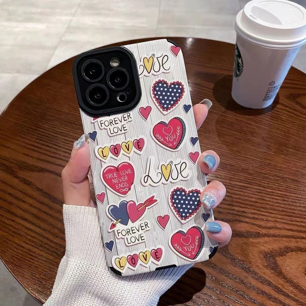 IPHONE Casing Ponsel Desain Angin Forever Love Kompatibel Dengan Iphone12 13 14 11 Pro Max X Xs Max Xr Gftdg