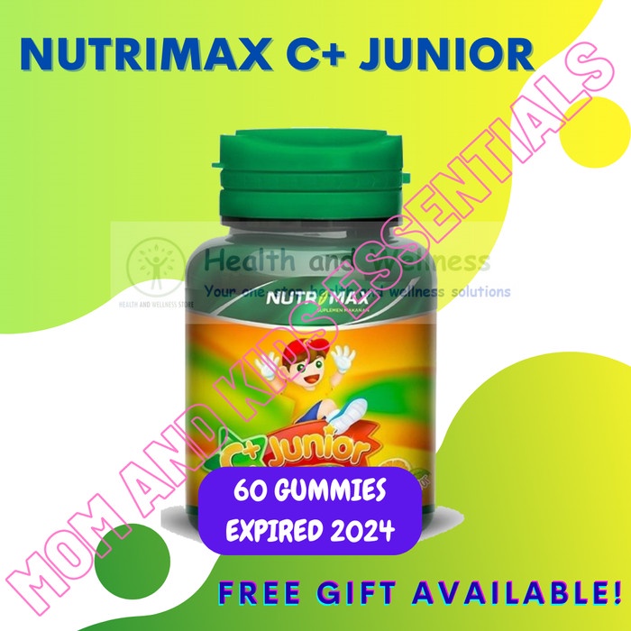 NUTRIMAX C PLUS JUNIOR PHYTOGREEN 60 TABLET KUNYAH C+ JUNIOR VITAMIN C
