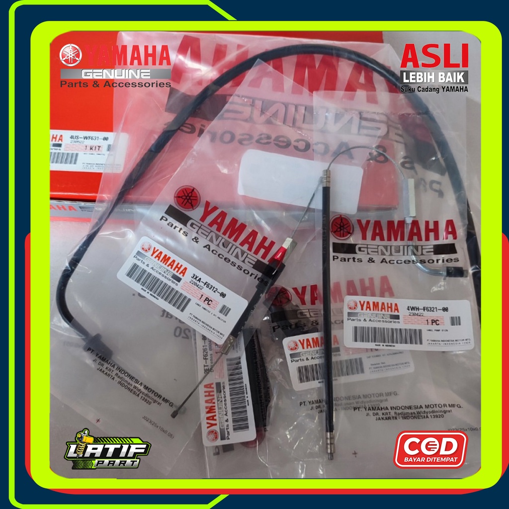 Throttle Cable Kit Kabel Gas Set Kabel Pompa Oli Samping F1ZR FIZR F1Z