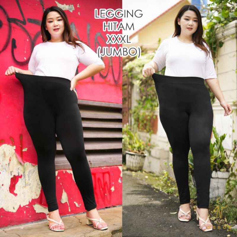 Celana Legging Highwaist Premium Jumbo/Bigsize