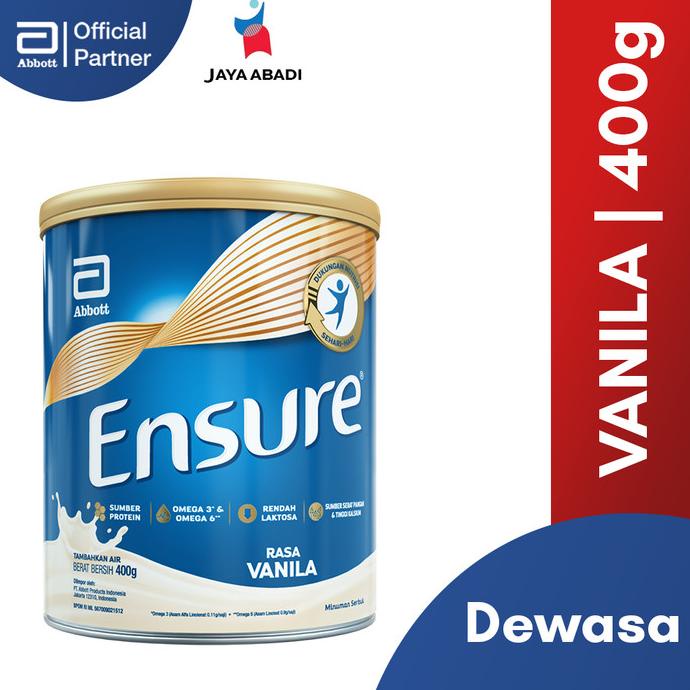 

[BISA COD] Ensure rasa vanila, 400gr