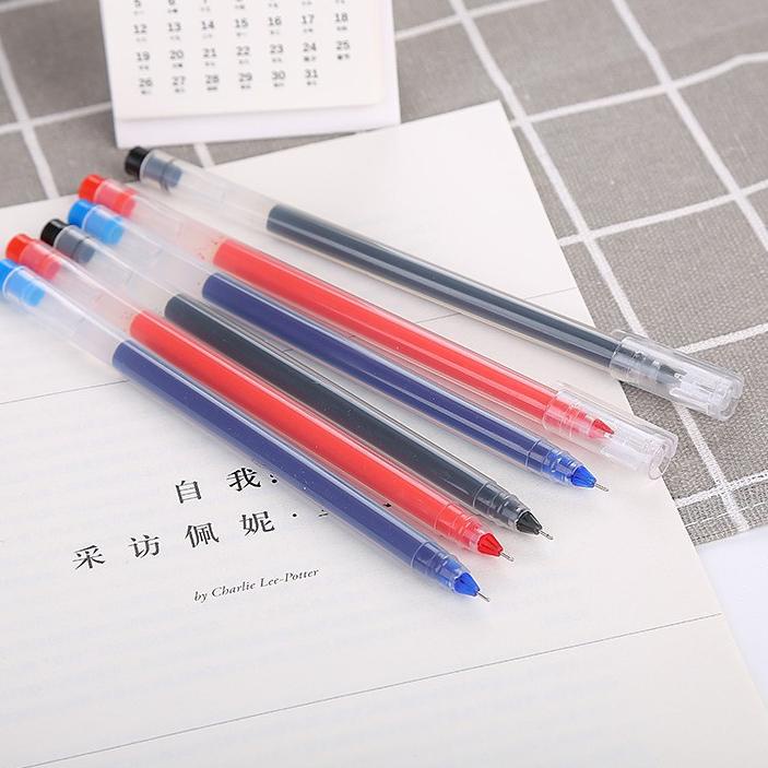 

(I-69㊚) ⭐Bobastore⭐ R439 Pulpen Gel Cair 0.5mm Tip Jarum Neutral Pen Alat Tulis Kantor berkualitas