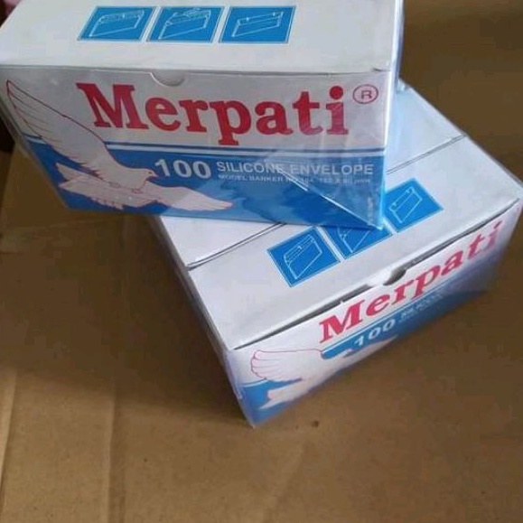 Amplop MERPATI Tanggung biru