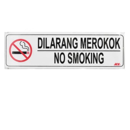 Kris Stiker Dilarang Merokok Sticker No Smoking Tanda Gambar Mudah Diaplikasikan Pada Kaca Metal Atau Plastik Dinding Ace Krisbow Di Larang Merokok  Nosmoking Bahan Tebal Krisbow Ace