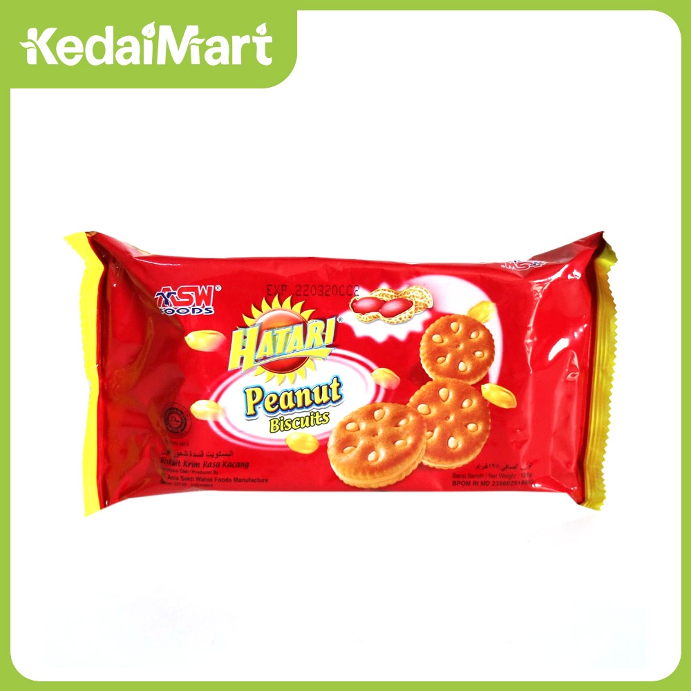 

Hatari Peanut Jam Biscuits 125 Gram