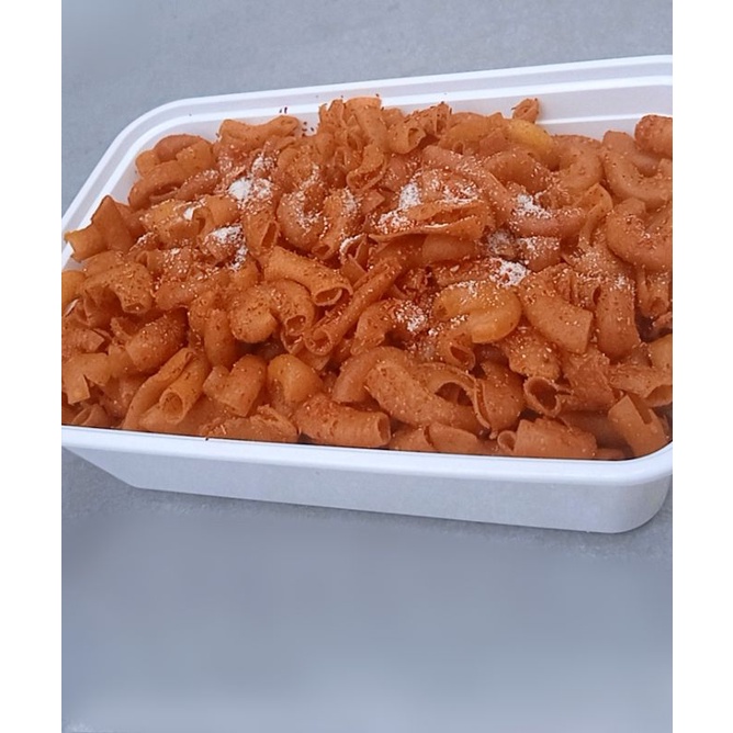 

MAKARONI PIPA KRIUK BANTET kemasan toples