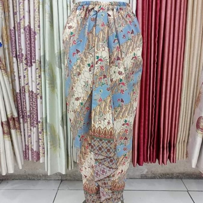 Rok batik instan wiron jumbo bawahan kebaya wanita rok rumbai lilit