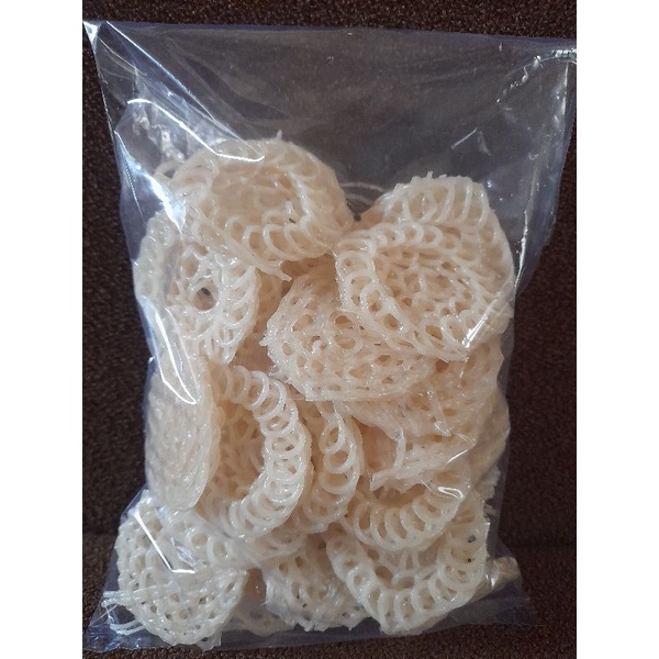 

Kerupuk Seblak Keriting/ Kerupuk Mawar Mentah/ Kerupuk Warung