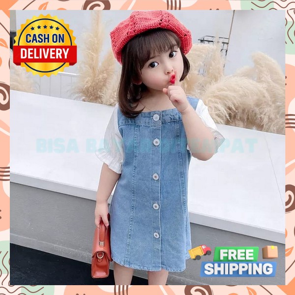 Rok Bayi Perempuan Lengan Pendek Gaun Prinses Terbaru Baju Ultah Anak Kualitas Super Premium Pakaian