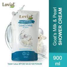 Lovial Goat’s Milk & Pearl Shower Cream REFILL - ISI ULANG Lovial 900ml