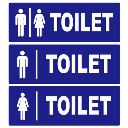 

Stiker Toilet Waterproof Tahan Air