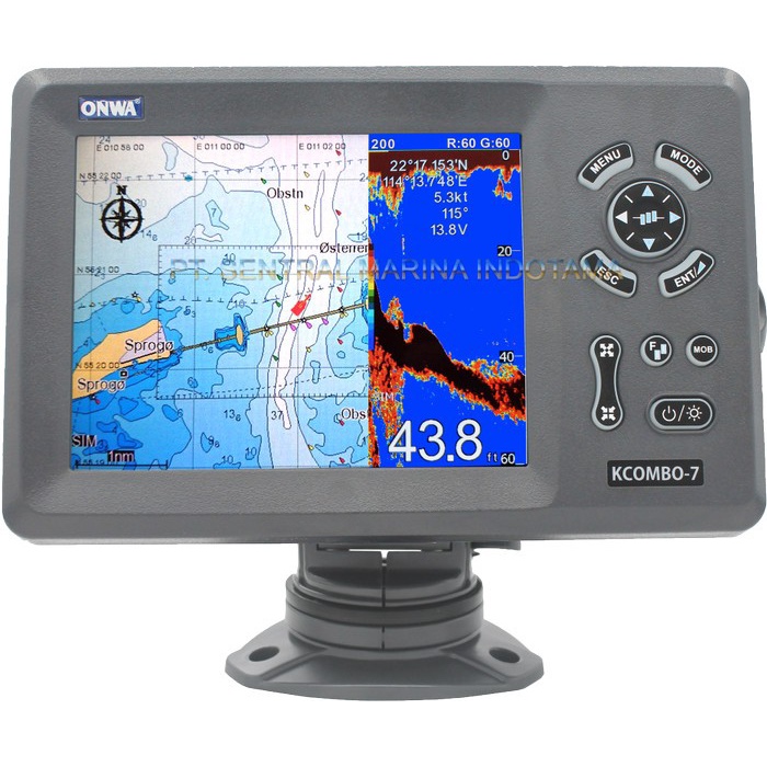 AIS TRANSPONDER GPS CHARTPLOTTER ONWA KCombo-7A