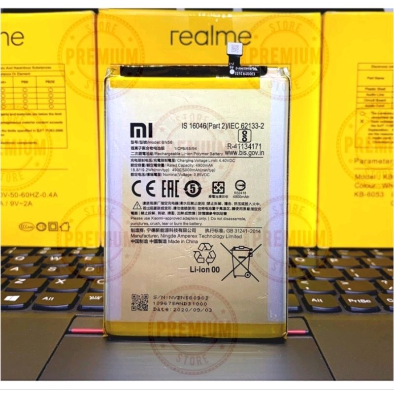 Baterai Batre Xiaomi Redmi 9A / Redmi 9C BN56 Original Copotan Asli 100%