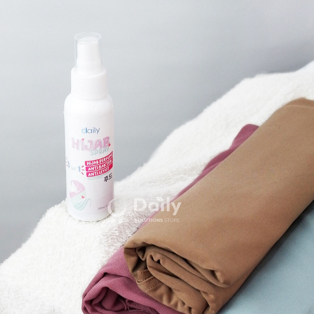 Hijab Spray Daily Anti Leyot Parfum Pewangi Jilbab Kerudung Anti Lepek 100ml