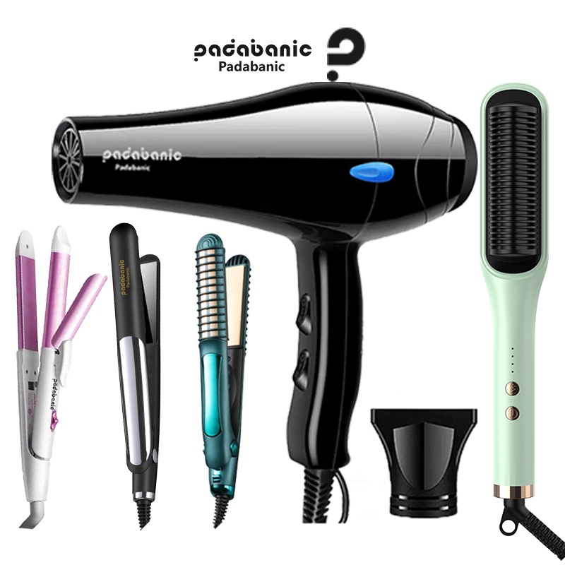 *HARGA PROMO 1 PAKET* Catokan pengering rambut Dan Hair Dryer Sisir Catok rambut