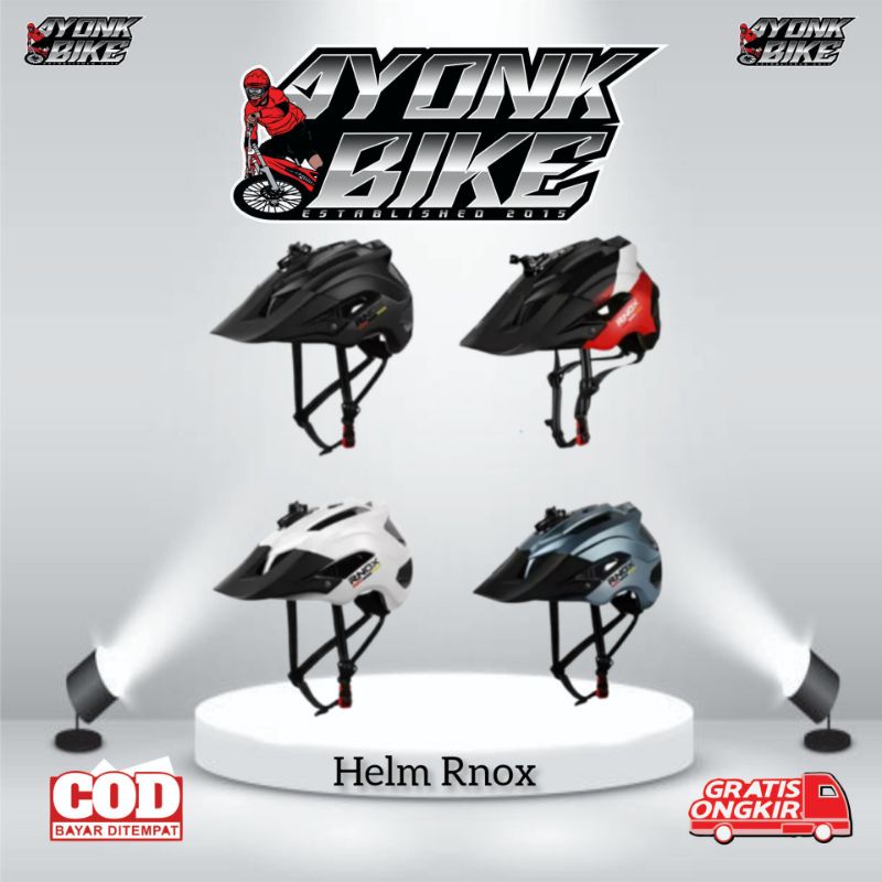 Helm Sepeda Rnox ENDURO dengan Dudukan Kamera MTB AM Helmet cycling Not Cairbull Rockbros