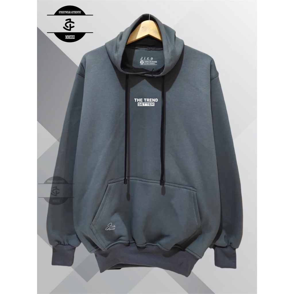 Hoodie Jaket Pria Cod Aesthetic List The Trend Setter Original Jico Brand Distro Kota Bandung Terbaru Terpopuler Dan Terlaris Oversize Unisex Sweater Hoodie Pria Katun Casual Distro Masa Kini Hudie Pria Wanita Hodie Casual Warna Abu Parlon Pria Hoodie