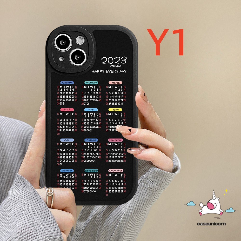 Couple Case VIVO Y36 Y02 Y02T Y02A Y35 Y15s Y20 Y11 Y16 Y17 Y33s Y22 Y12 Y22s Y21s Y12i Y02s Y51A V25 Y21 Y15 V23E Y30 Y20i Y31 Y91C Y51 Y50 Y15A Y91 Y20s Soft 2023 Sarung Kalender