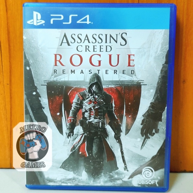 Assassins Creed Rogue Remastered Ps4 Kaset Assasin Rogue Playstation PS 4 5 CD BD Game Games Assassin's asasins asasin assassin asassins asassin disc ori AC rague flak assassin remaster assasins ass asashin asahin uniti unity united ps5 original valhalla