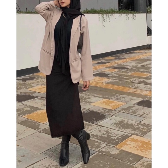 ASOKA Elanor Blazer 332 - Korean Blazer Wanita - Outer Blazer - Blazer Kerja