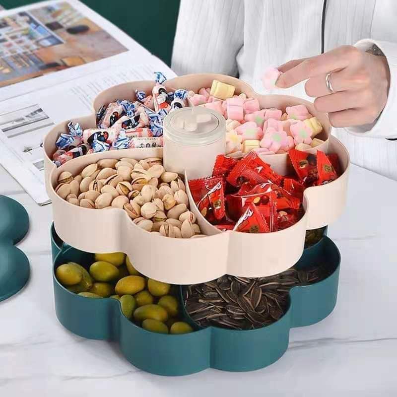 Candy Box Toples Bunga Putar 2 Tingkat