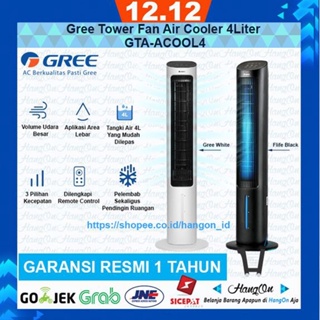 GREE Tower Fan Air Cooler-Kapasitas 4 Liter Model -GTA-ACOOL4