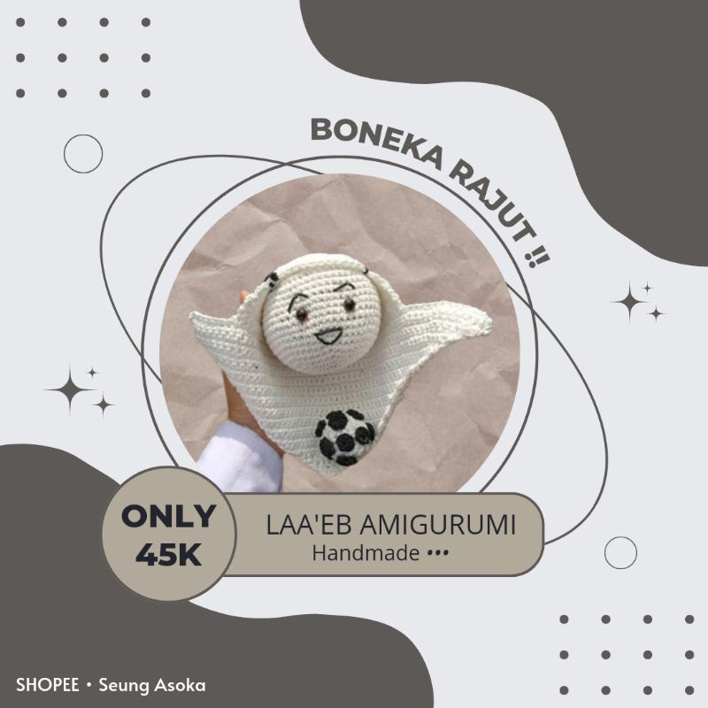 Boneka Rajut La'eeb, maskot Piala Dunia 2022