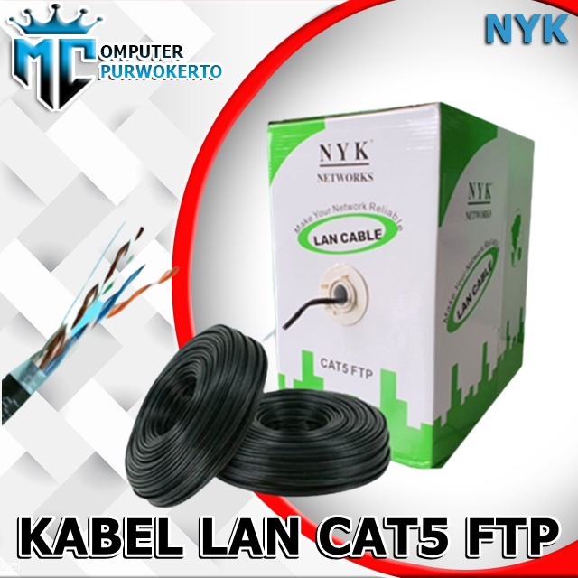 Kabel LAN Outdoor Cat 5E FTP &amp; STP Cable Spectra 1 Roll (305 Meter)