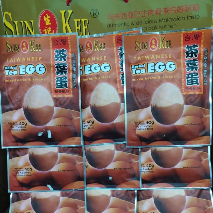 

[BISA COD] Sun Kee Taiwanese Herbal Tea Egg Taiwan Cha Ye Dan Bumbu Teh Telur